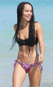 Zoe Kravitz in a bikini