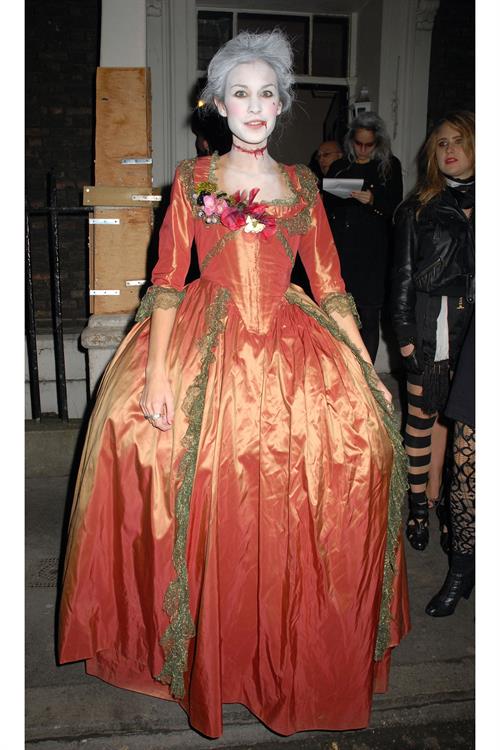 Alexa Chung as zombie Marie Antoinette for Halloween