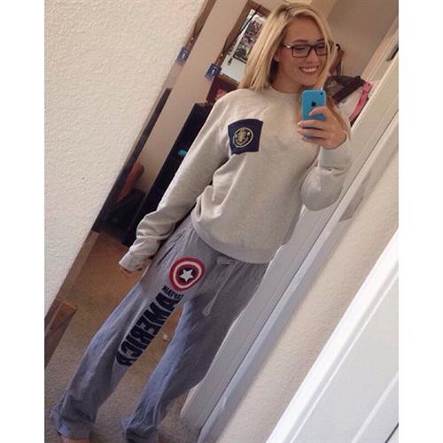 Paige Spiranac taking a selfie