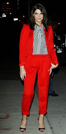 Ashley Greene visits the Late Show with David Letterman in New York City 