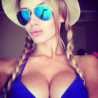 Olya Abramovich in a bikini