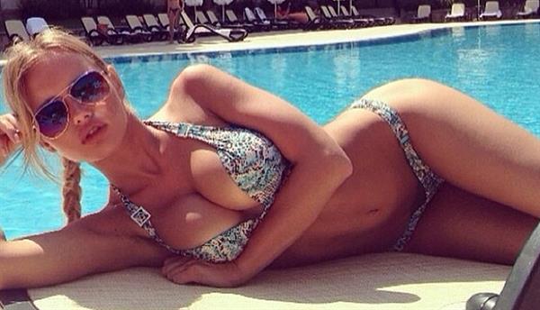 Olya Abramovich in a bikini