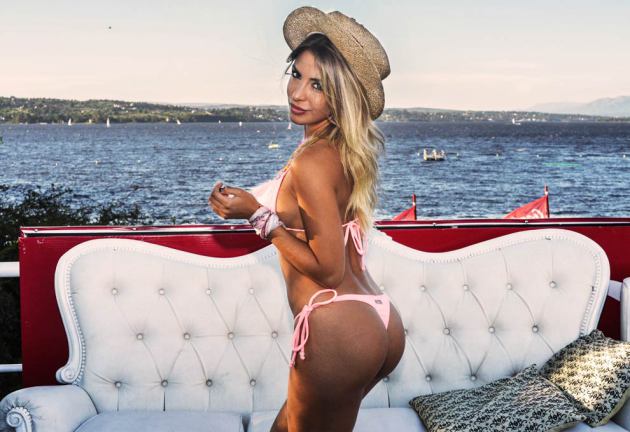 Luly Drozdek in a bikini - ass