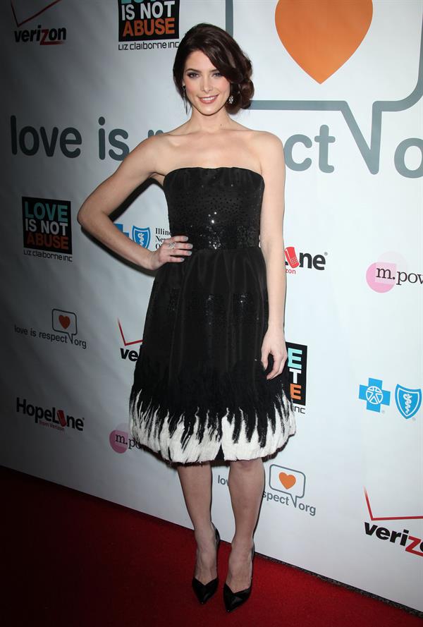 Ashley Greene Loveisrespect's Louder than Words Party in Hollywood on February 1, 2012