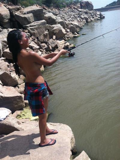 Anonymous in a bikini