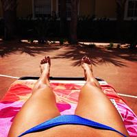 Anonymous in a bikini