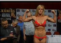 Holly Holm in a bikini