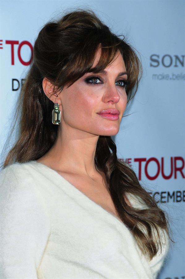 Angelina Jolie the Tourist world premiere in New York on December 6, 2010