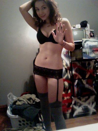 Anonymous in lingerie