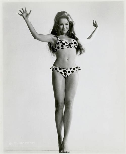 Julie Newmar in a bikini