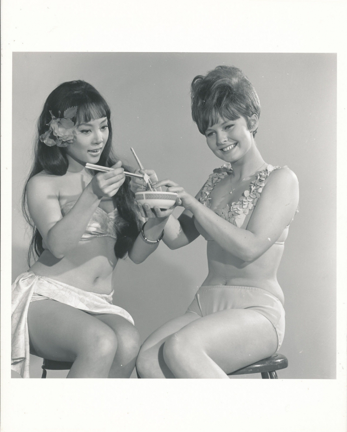 Irene Tsu in a bikini