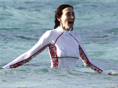 Nancy Shevell in a bikini