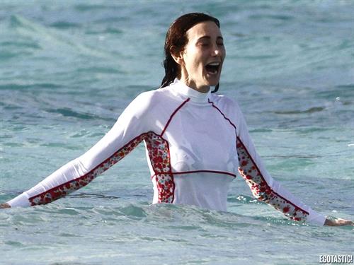 Nancy Shevell in a bikini