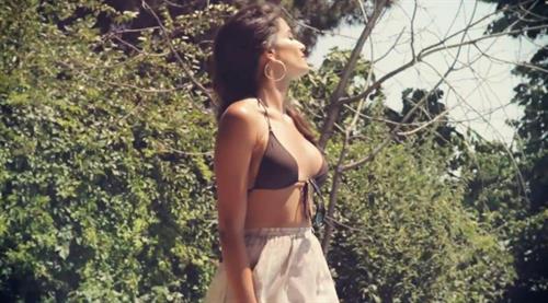 Berrak Tüzünataç in a bikini