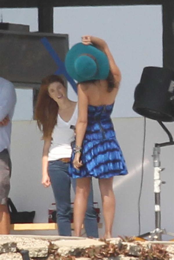 Jessica Alba posing for a magazine photoshoot on June 15, 2012