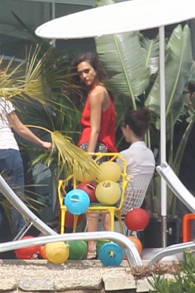 Jessica Alba posing for a magazine photoshoot on June 15, 2012