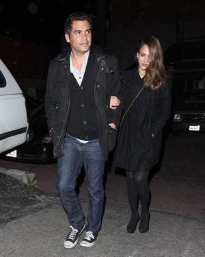 Jessica Alba out for dinner at Matsuhisa Restaurant in Beverly Hills on March 22, 2012