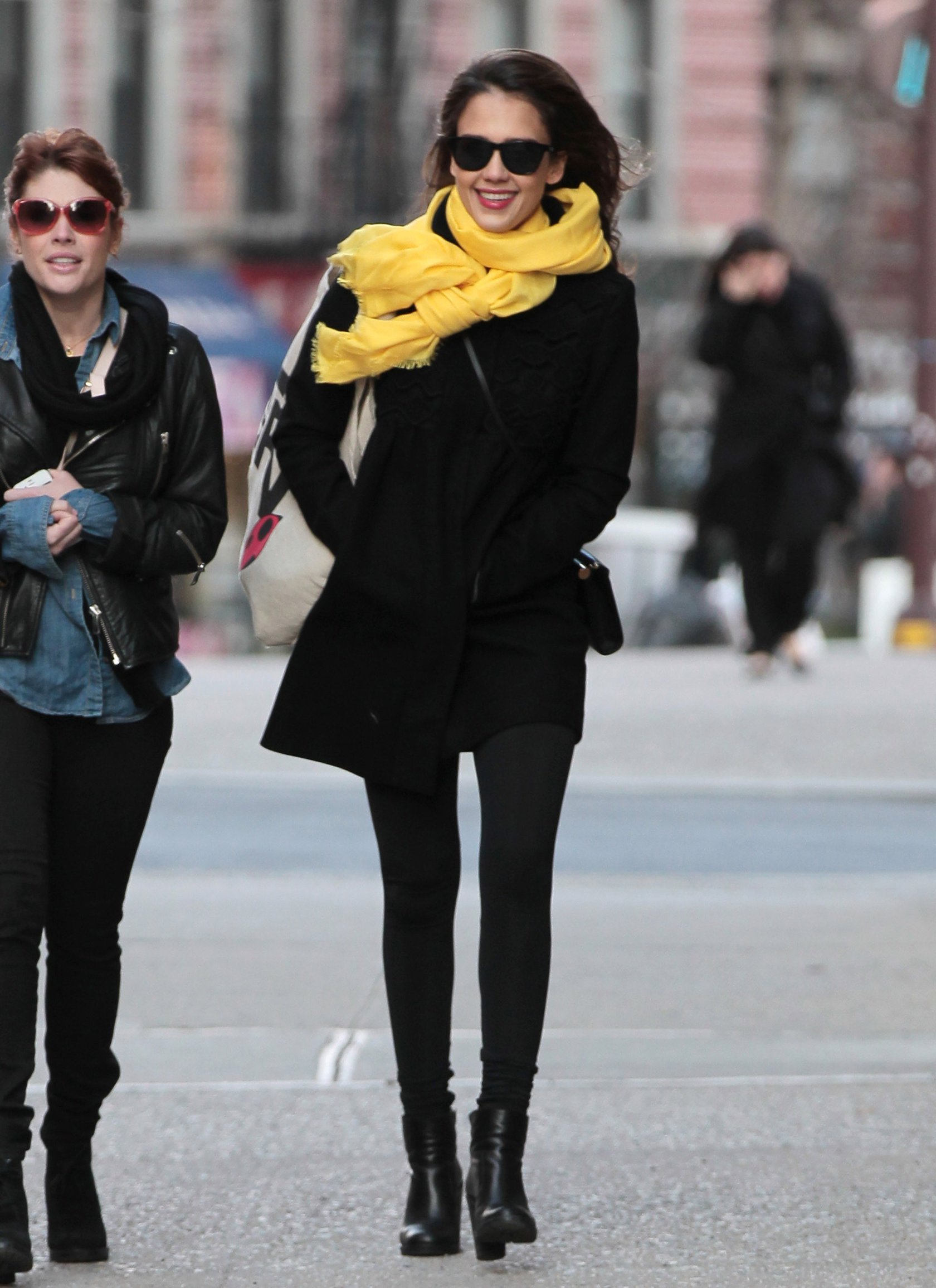 Jessica Alba out and about in New York on March 9, 2012