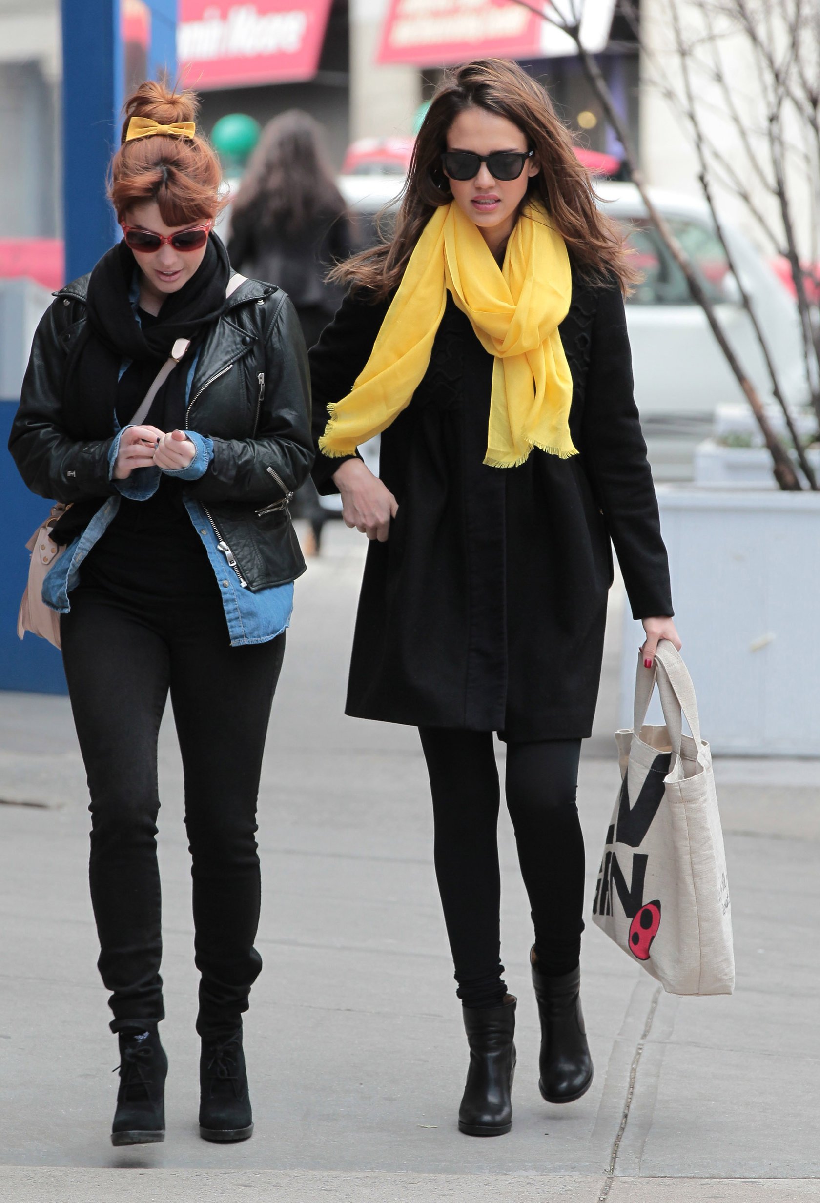 Jessica Alba out and about in New York on March 9, 2012