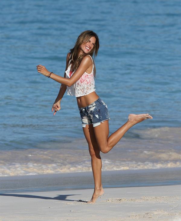 Alessandra Ambrosio in a bikini