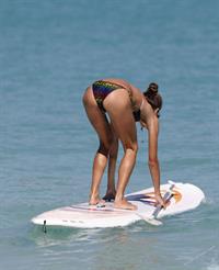Alessandra Ambrosio in a bikini - ass