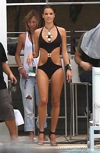 Alessandra Ambrosio in a bikini