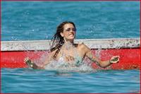 Alessandra Ambrosio Saint Barthelemy Candids on January 22, 2009 