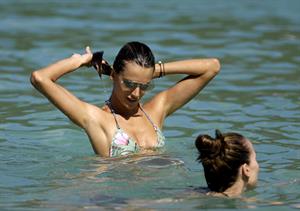 Alessandra Ambrosio Saint Barthelemy Candids on January 22, 2009 