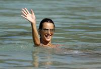 Alessandra Ambrosio Saint Barthelemy Candids on January 22, 2009 