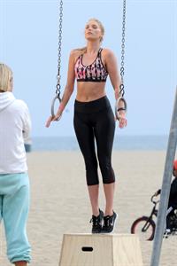 Elsa Hosk in a bikini