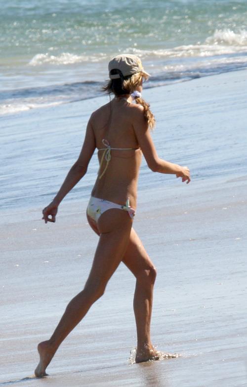 Alessandra Ambrosio in a bikini - ass