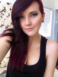 Darshelle Stevens taking a selfie