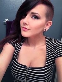 Darshelle Stevens taking a selfie