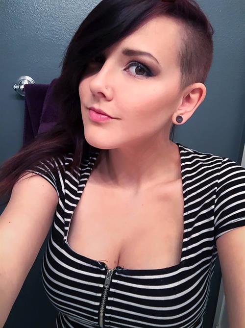 Darshelle Stevens taking a selfie