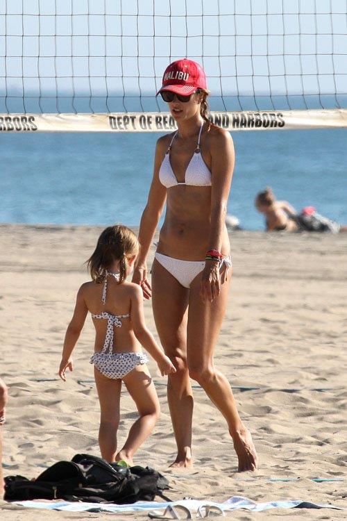 Alessandra Ambrosio in a bikini