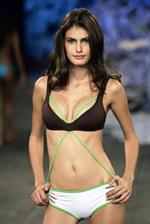 Caroline Francischini in a bikini