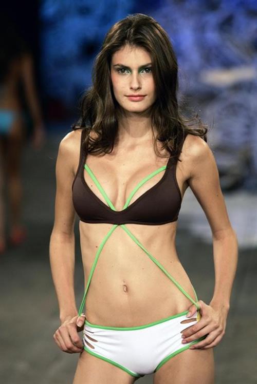 Caroline Francischini in a bikini