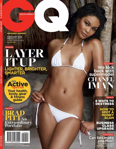 Chanel Iman in a bikini