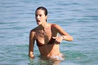 Alessandra Ambrosio in a bikini