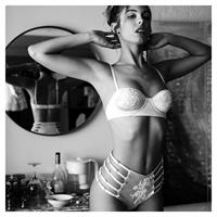 Carmella Rose in lingerie