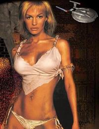Jolene Blalock in a bikini