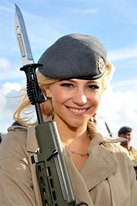 Pixie Lott at RAF Northolt in London 10/24/12