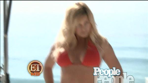 Nicole Eggert in a bikini