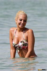 Tulisa Contostavlos in a bikini