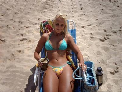 Anonymous in a bikini