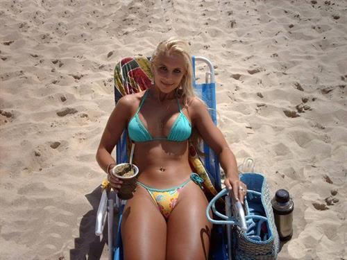 Anonymous in a bikini