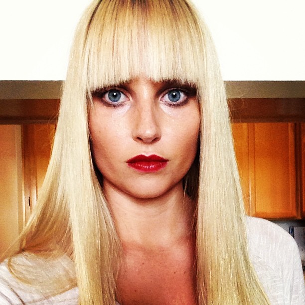 Genevieve Morton taking a selfie