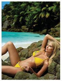 Genevieve Morton in a bikini