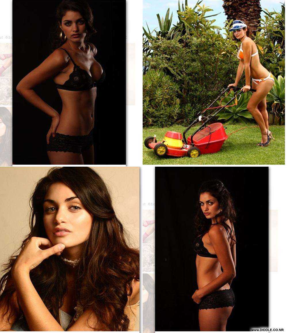 Gabriella Demetriades in lingerie