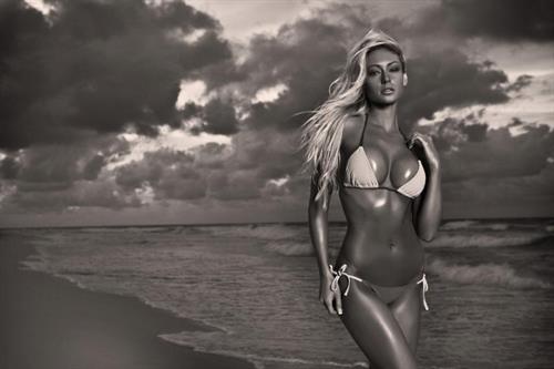 Jenna Renee Webb in a bikini